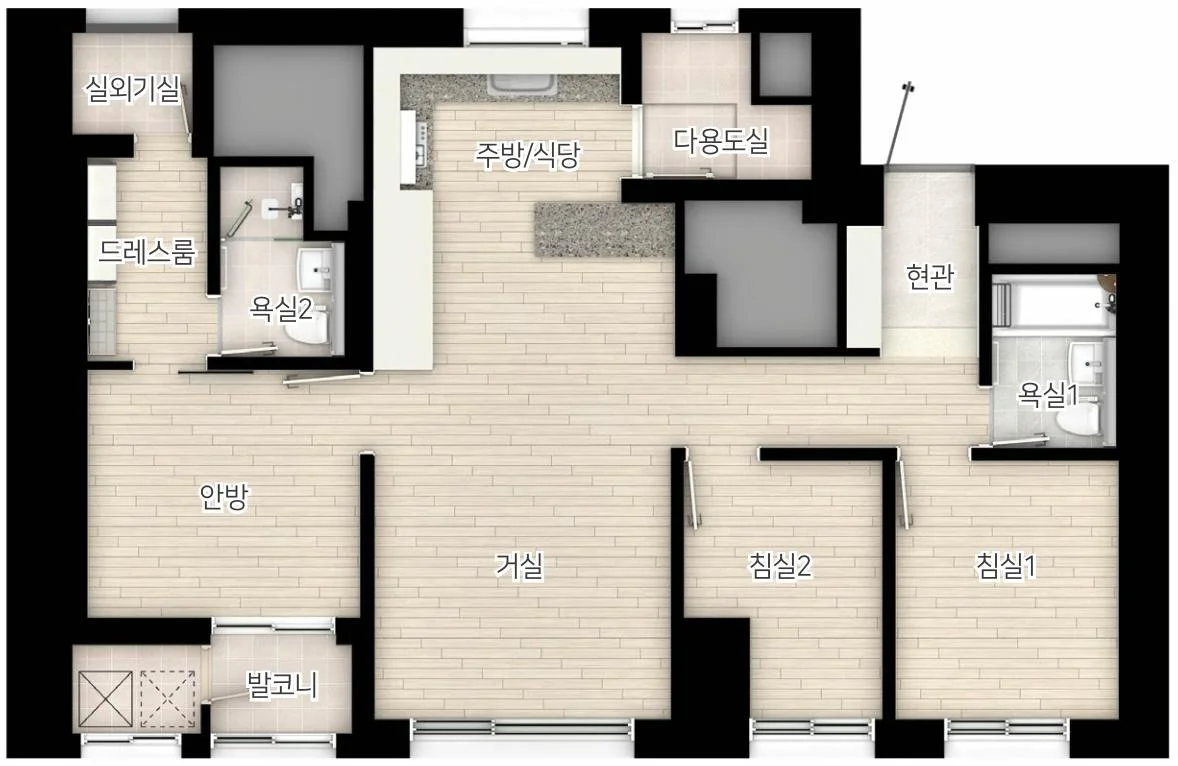 59 타입 공식 평면도